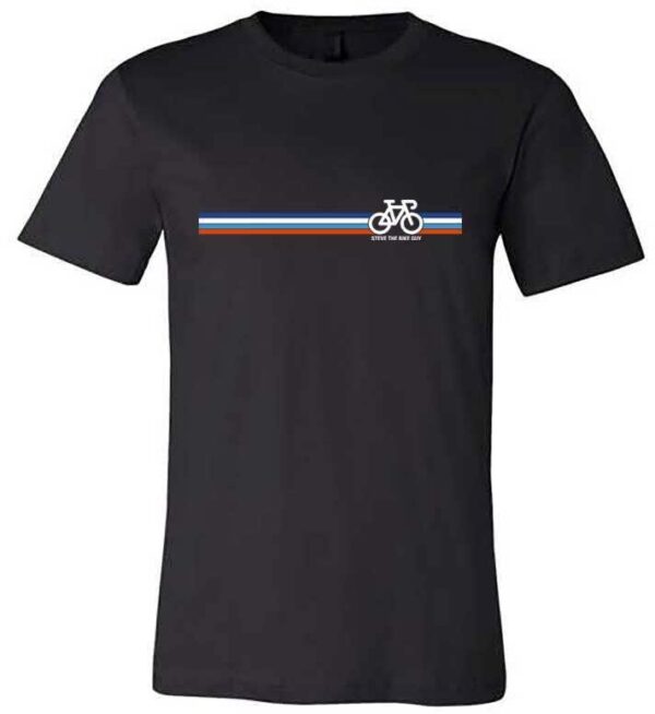 Road Bikes Stripes Men's Tshirt