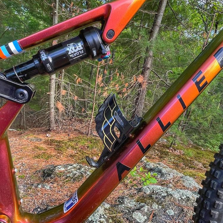 Close up of Allied downtube