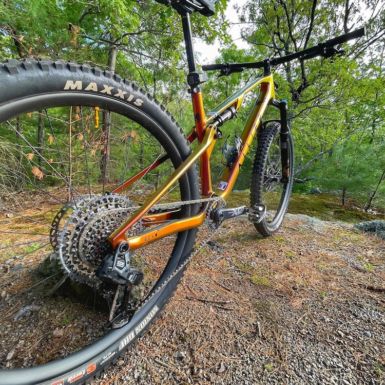 Rear side profile of Allied Mountain Bike