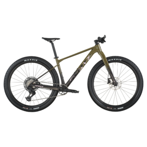 Green flat bar bike